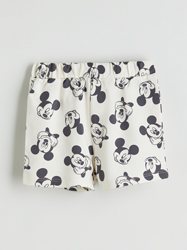 LCW baby Mickey Mouse Baskılı Erkek Bebek Şort