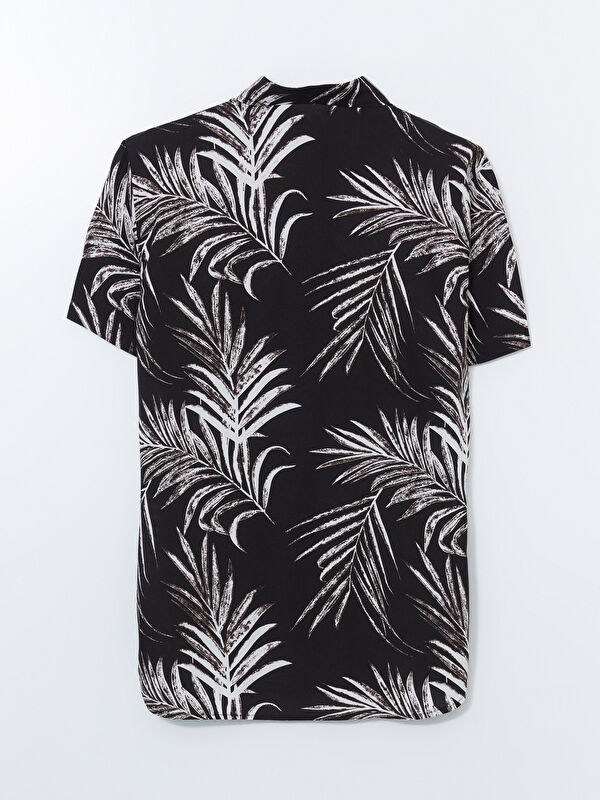 SOUTHBLUE Regular Fit Short Sleeve Patterned Viscose Men's