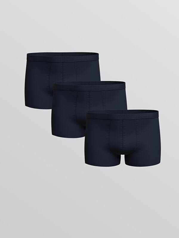 LC WAIKIKI Lot de 3 Caleçons Boxers en Coton Extensible Coupe Standard pour Hommes