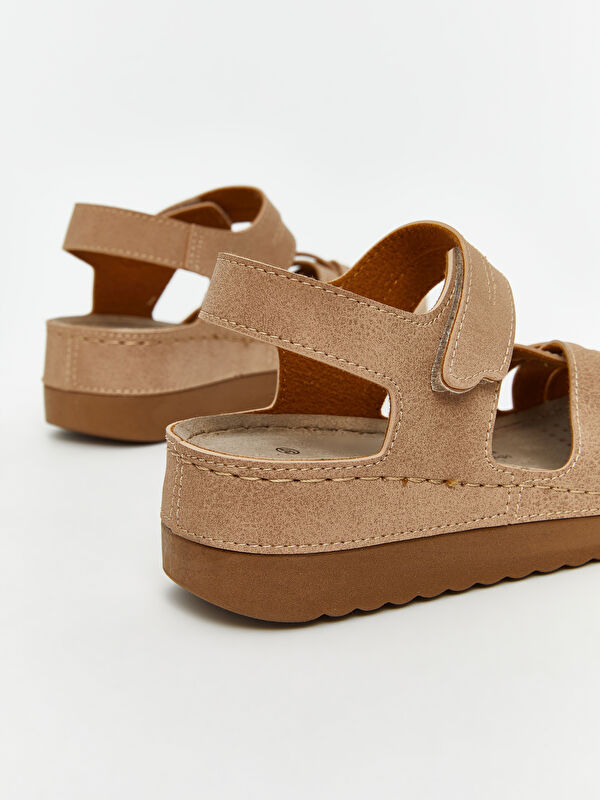 Lcw Steps Bej Lcw Steps Cirt Cırtlı Kadın Sandalet