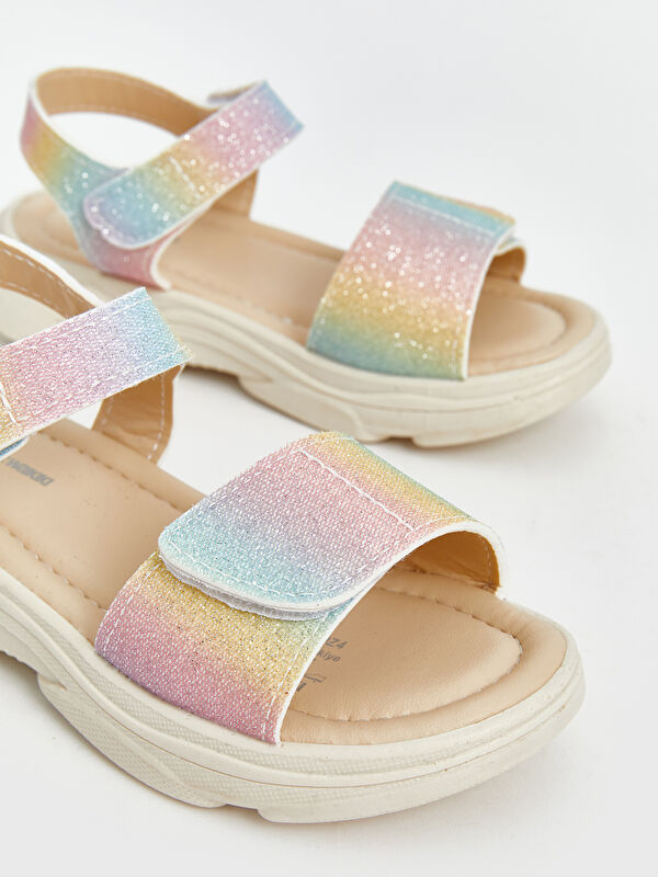 Cırt Cırtlı Kız Çocuk Sandalet - Görsel 4