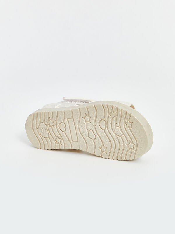 Çapraz Bantlı Kız Bebek Sandalet - Görsel 5