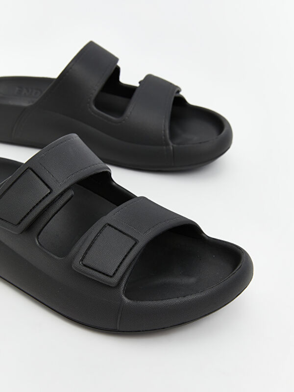 Çift Bantlı Erkek Terlik - Görsel 4