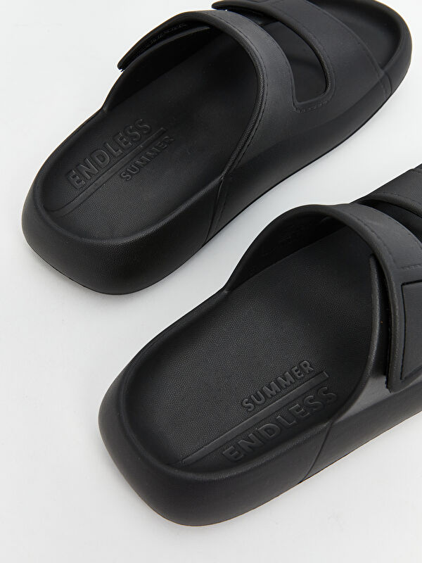 Çift Bantlı Erkek Terlik - Görsel 6