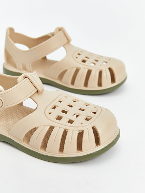 Lcw Steps Yeşil Lcw Steps Cirt Cırtlı Erkek Bebek Sandalet