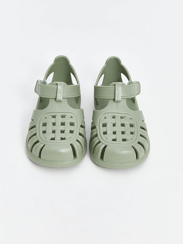 Lcw Steps Yeşil Lcw Steps Cirt Cırtlı Erkek Bebek Sandalet