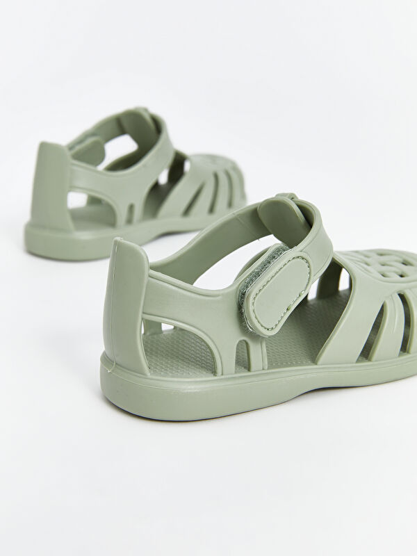 Lcw Steps Yeşil Lcw Steps Cirt Cırtlı Erkek Bebek Sandalet