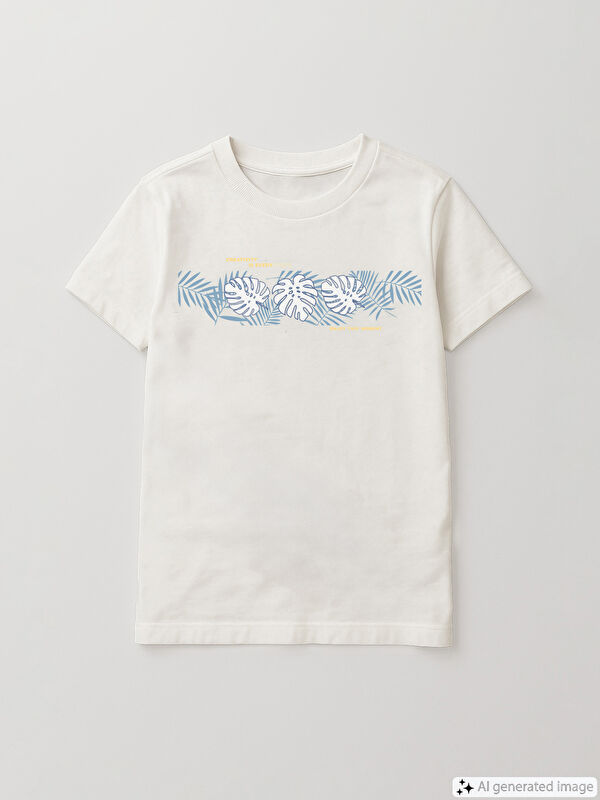 LCW Kids T-shirt Imprimé pour Garçons à Col Rond
