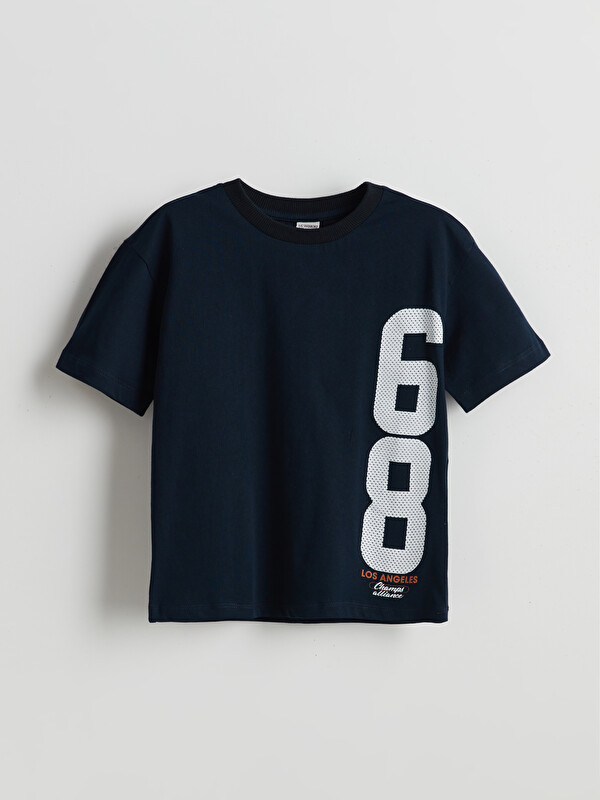 LCW Kids T-shirt en Jersey Imprimé Los Angeles Col Rond pour Garçons