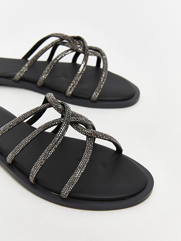 Taşlı Kadın Terlik - Görsel 4