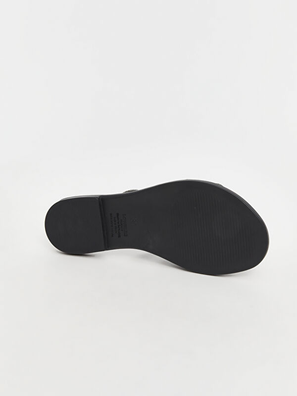 Taşlı Kadın Terlik - Görsel 5