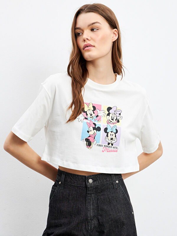 LCWAIKIKI Classic Frau ECRU Bauchfreies Top