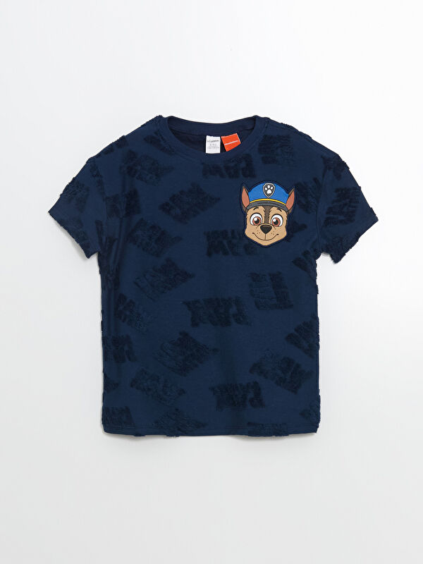 LCW Kids Bisiklet Yaka Paw Patrol Baskılı Erkek Çocuk Tişört