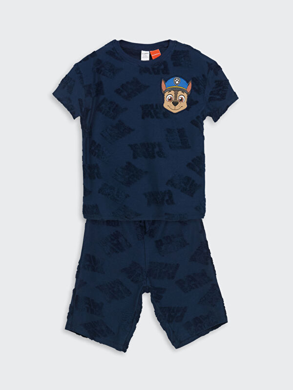 LCW Kids Paw Patrol Baskılı Erkek Çocuk Tişört ve Şort 2'li
