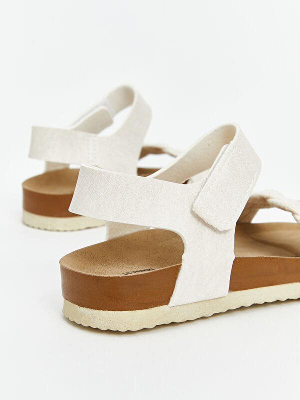 Cırt Cırtlı Kız Çocuk Sandalet - Görsel 6