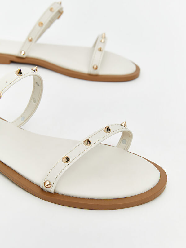 Lcw Steps Siyah Lcw Steps Deri Görünümlü Kadın Terlik