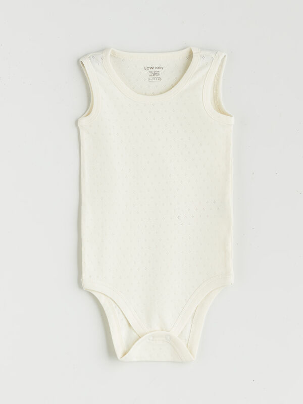 LCW baby Basic Erkek Bebek Çıtçıtlı Body