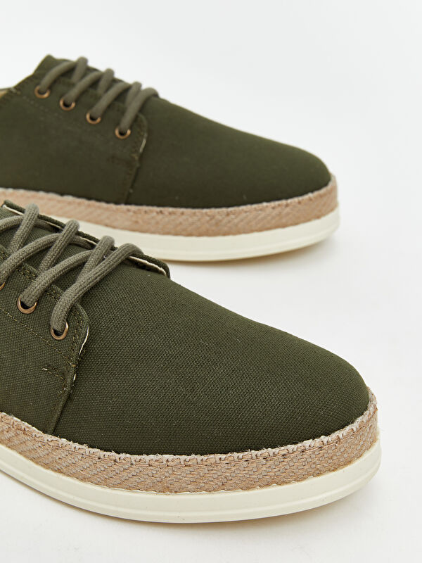 Hasır Tabanlı Erkek Casual Ayakkabı - Görsel 4