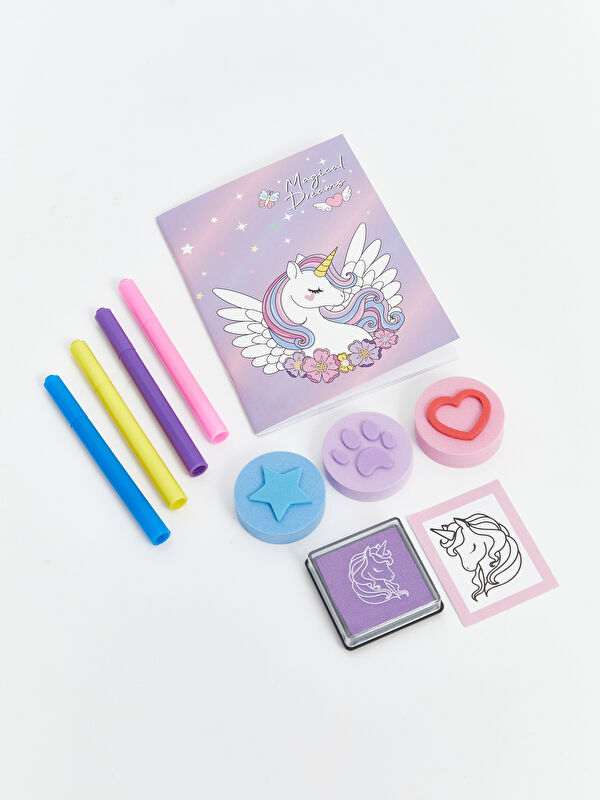 LC Waikiki Printed Girls' Stationery Set -S5K499Z4-M0T - LC