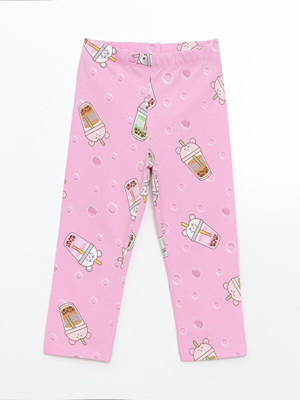 LCW Kids Beli Lastikli Kız Çocuk Pijama Alt