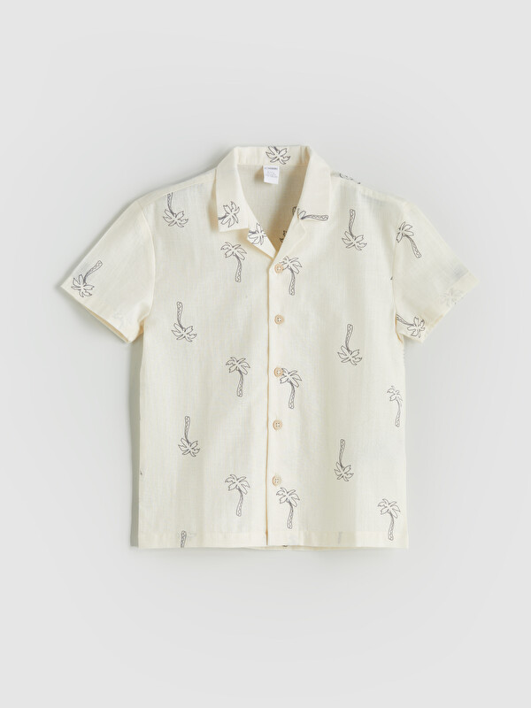 LCW Kids Boy Ecru Shirt
