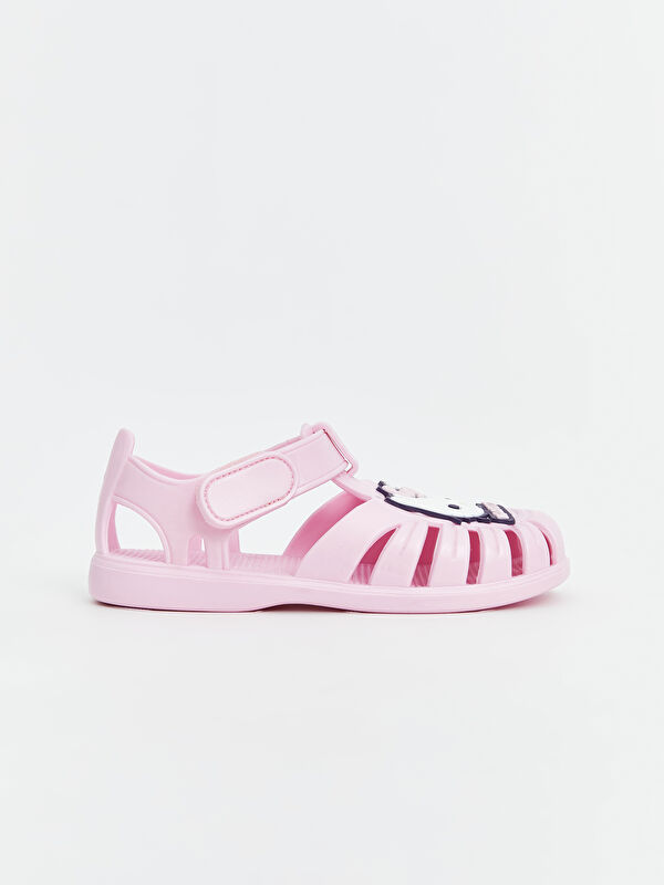 Hello Kitty Baskılı Kız Bebek Sandalet - Görsel 3