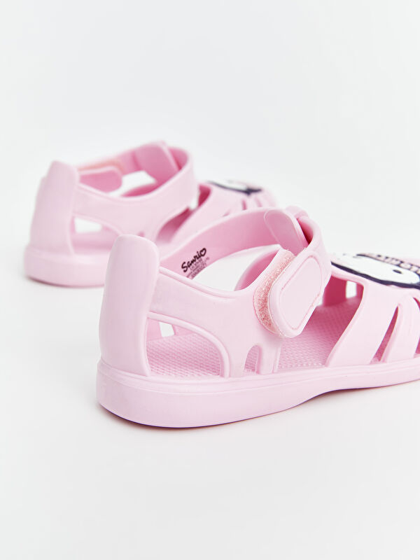 Hello Kitty Baskılı Kız Bebek Sandalet - Görsel 5