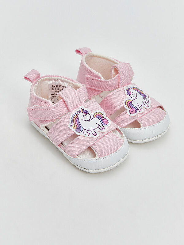 LCW STEPS Embroidered Baby Girls' Sandals