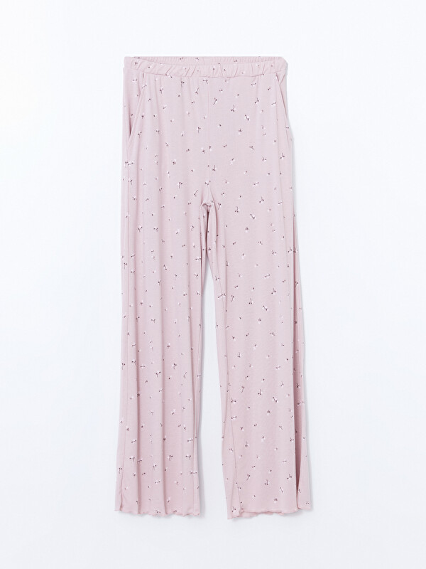 LCW DREAM Beli Lastikli Desenli Kadın Pijama Altı