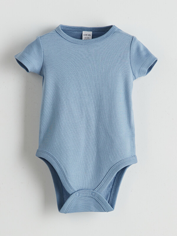 LCW baby Basic Erkek Bebek Çıtçıtlı Body