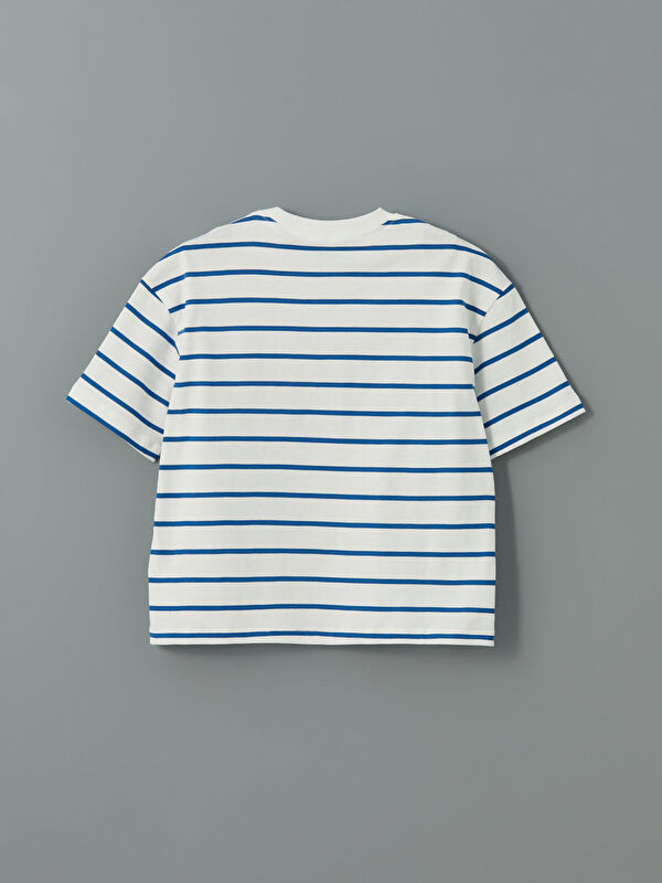 LCW Kids Ekru Bisiklet Yaka Erkek Çocuk Tişört ve Şort 2'li