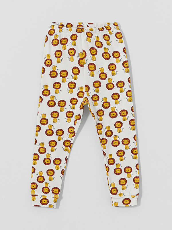 LCW baby Beli Lastikli Erkek Bebek Pijama Altı