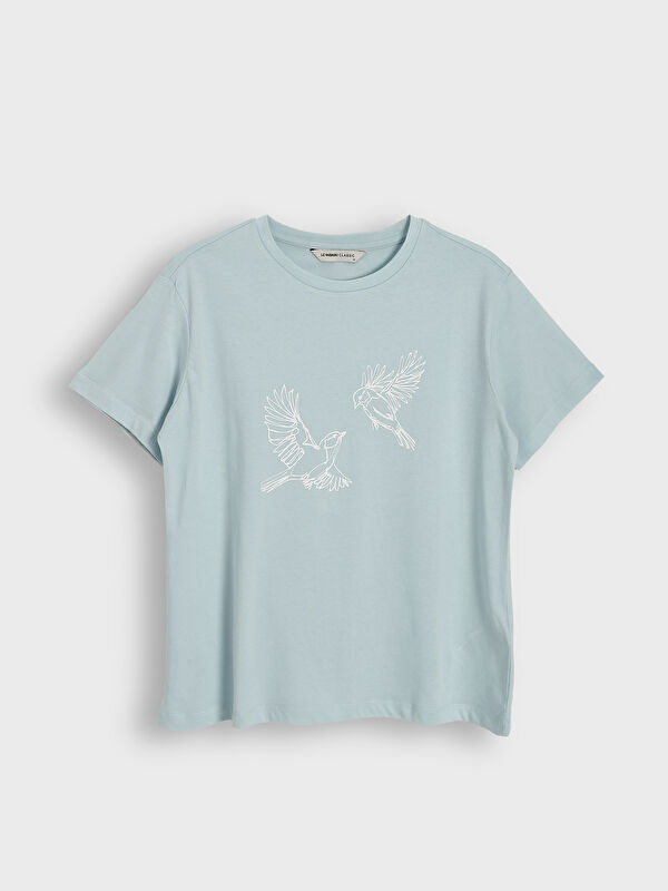 LCWAIKIKI Classic Crew Neck Printed Women's T-Shirt