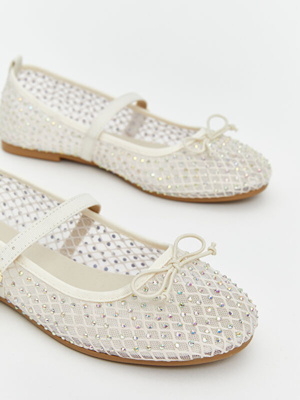 Lcw Steps Ekru Lcw Steps Fiyonk Detaylı Kadın Babet