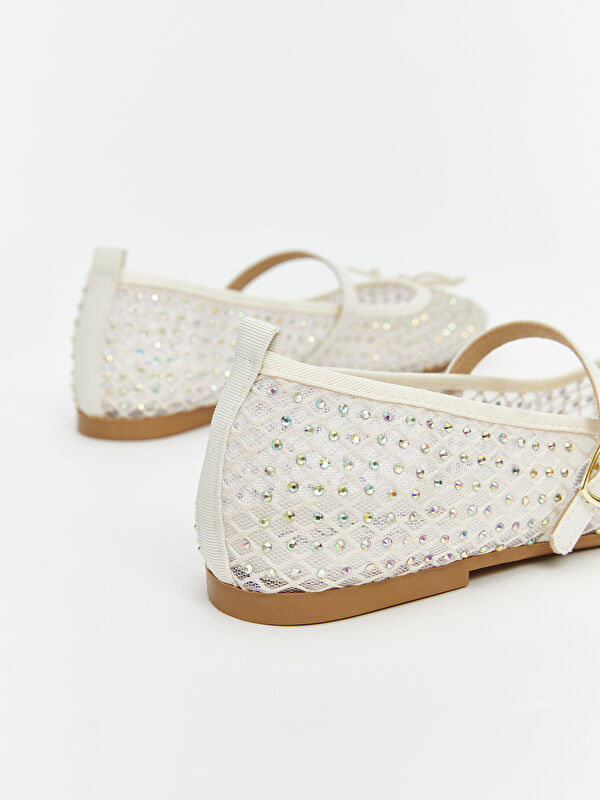 Lcw Steps Ekru Lcw Steps Fiyonk Detaylı Kadın Babet