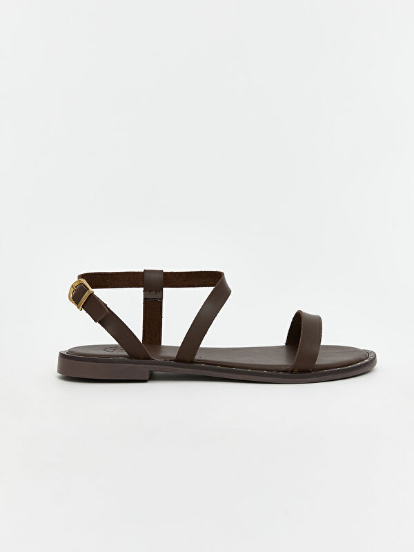 Çift Bantlı Kadın Sandalet - Görsel 3