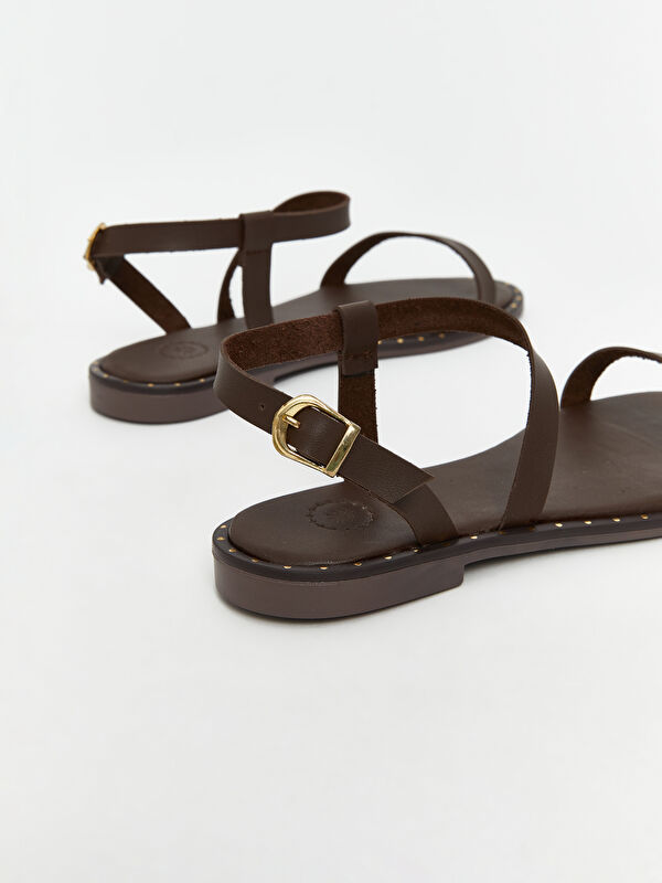 Çift Bantlı Kadın Sandalet - Görsel 6