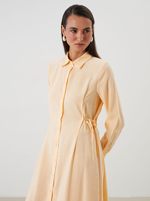 LCW Modest Modal Karışımlı Gömlek Elbise