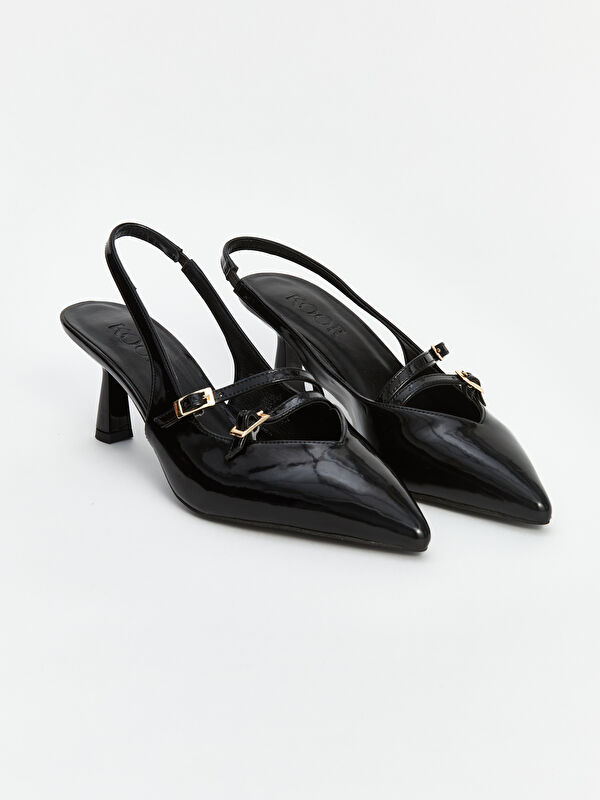 Lcw Steps Siyah Lcw Steps Sivri Burun Kadın Topuklu Ayakkabı