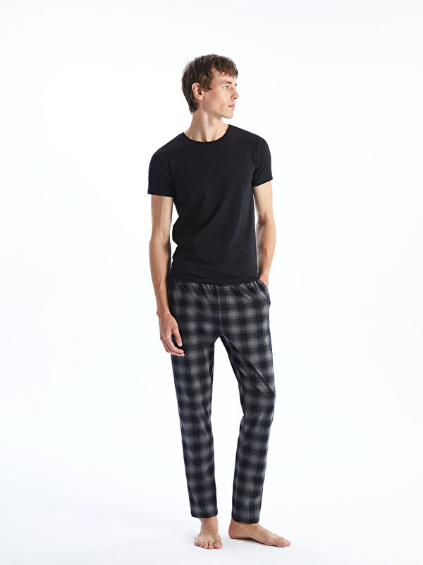 LC WAIKIKI Standart Kalıp Ekose Erkek Pijama Alt