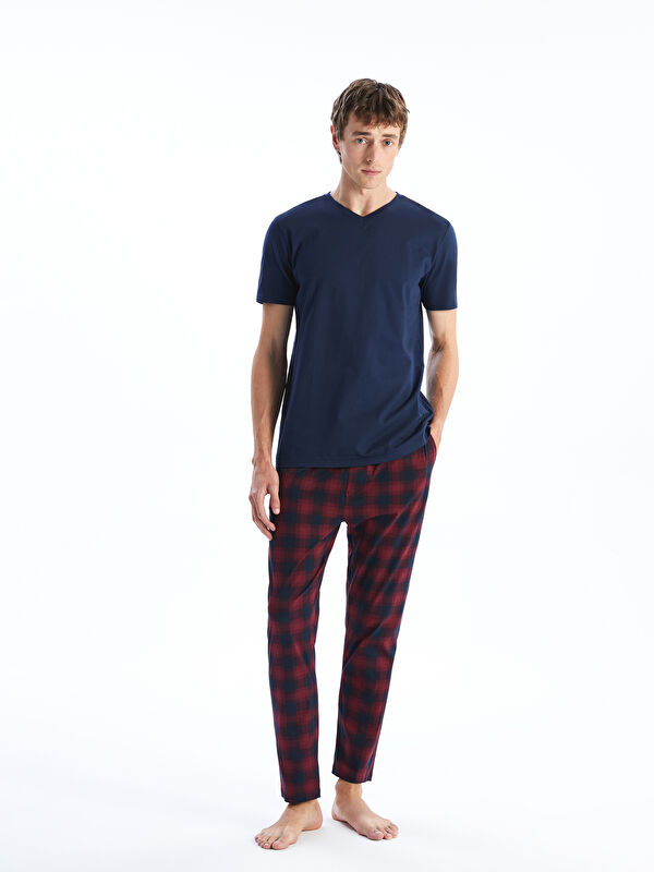 LC WAIKIKI Standart Kalıp Ekose Erkek Pijama Alt