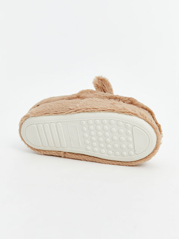 Lcw Steps Bej Lcw Steps Ayicik Figürlü Pelüş Erkek Çocuk Panduf