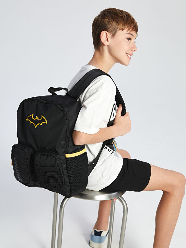 LCW ACCESSORIES Batman Nakışlı Erkek Çocuk Okul Çantası