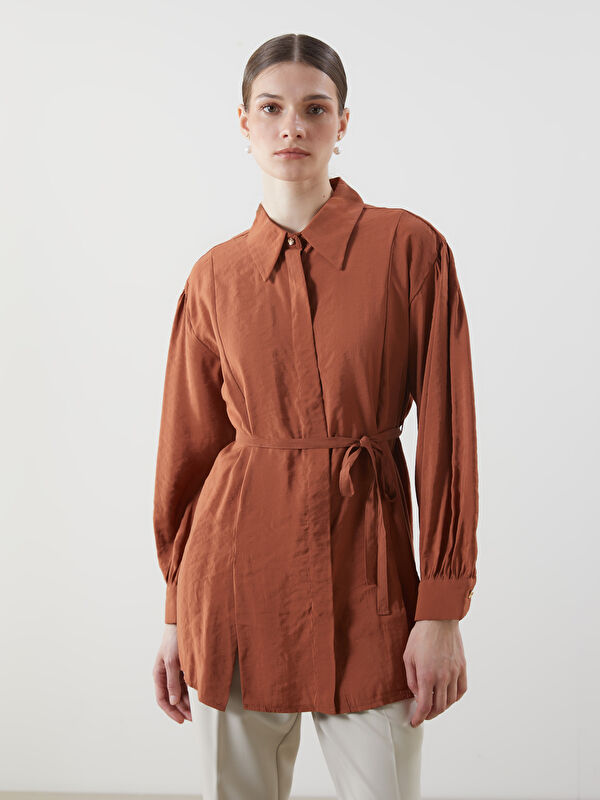 LCW Modest Loose Fit Kadın Gömlek Tunik