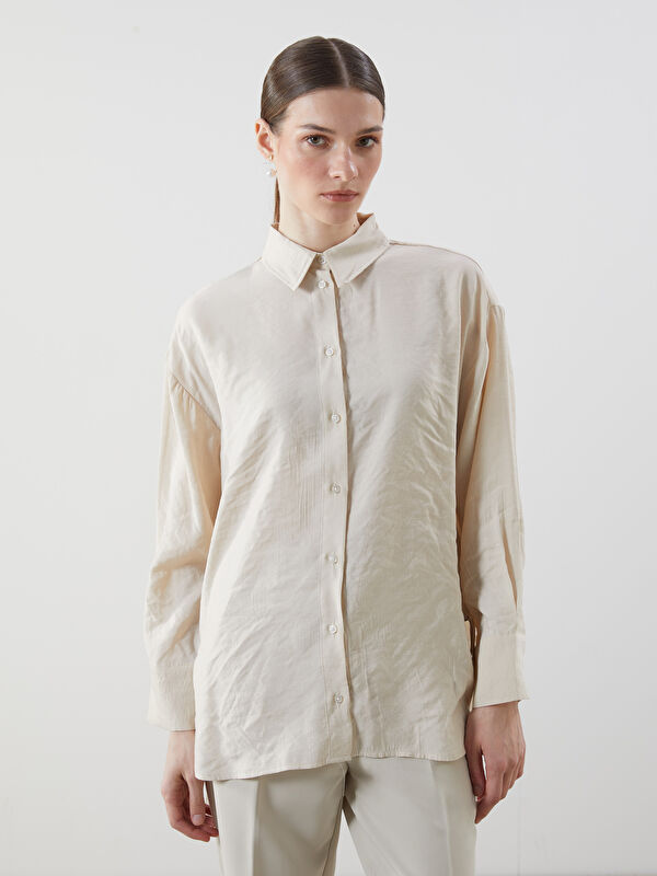 LCW Modest Oversize Kadın Gömlek Tunik