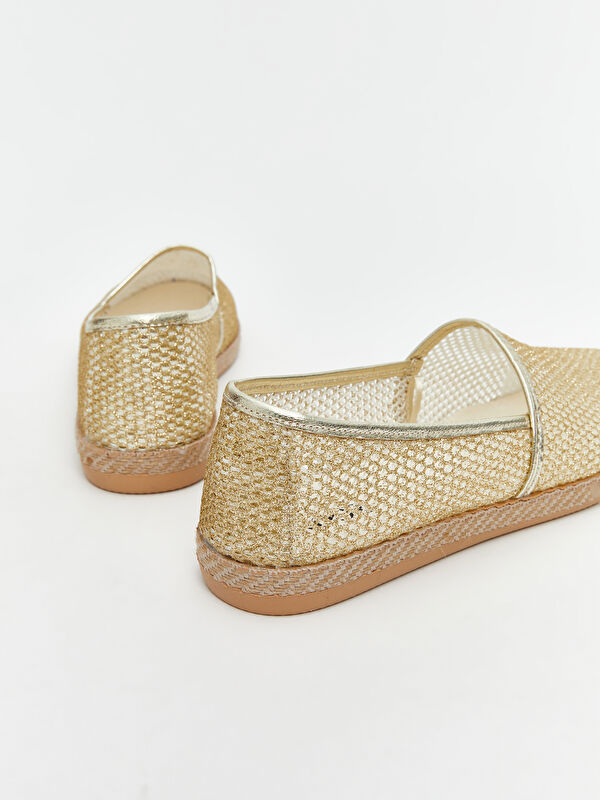 Lcw Steps Sarı Lcw Steps Hasir Kadın Babet