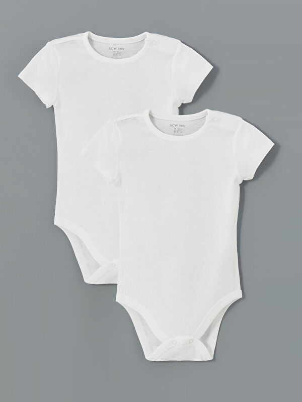 LCW baby Cәби қыздар ақ Түймесі бар боди