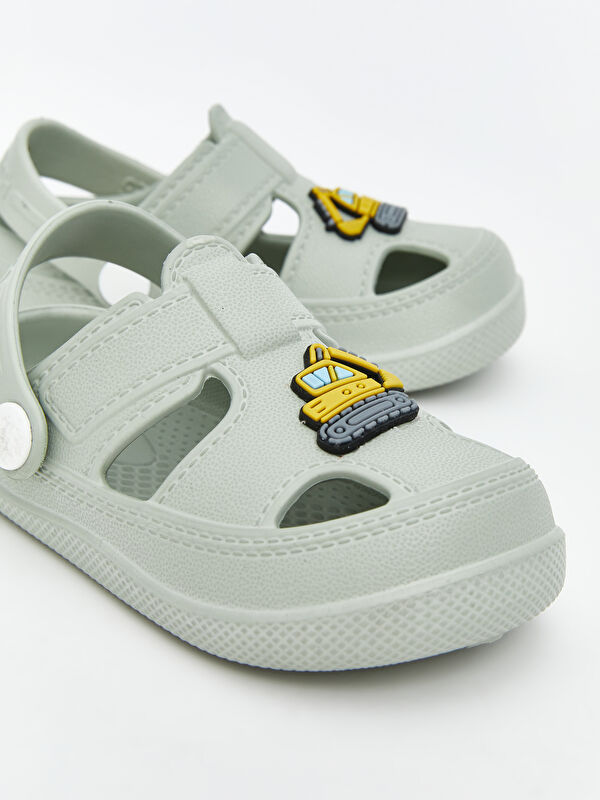 Baskılı Erkek Bebek Sandalet - Görsel 4