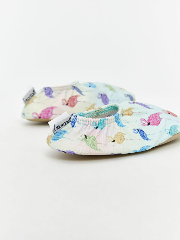 Baskılı Kız Bebek Deniz Ayakkabısı - Görsel 6