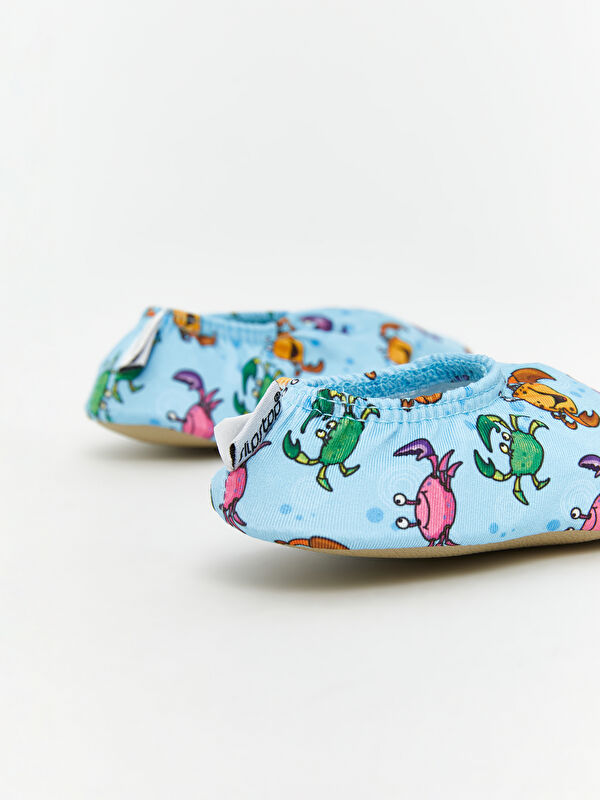 Baskılı Erkek Bebek Deniz Ayakkabısı - Görsel 6